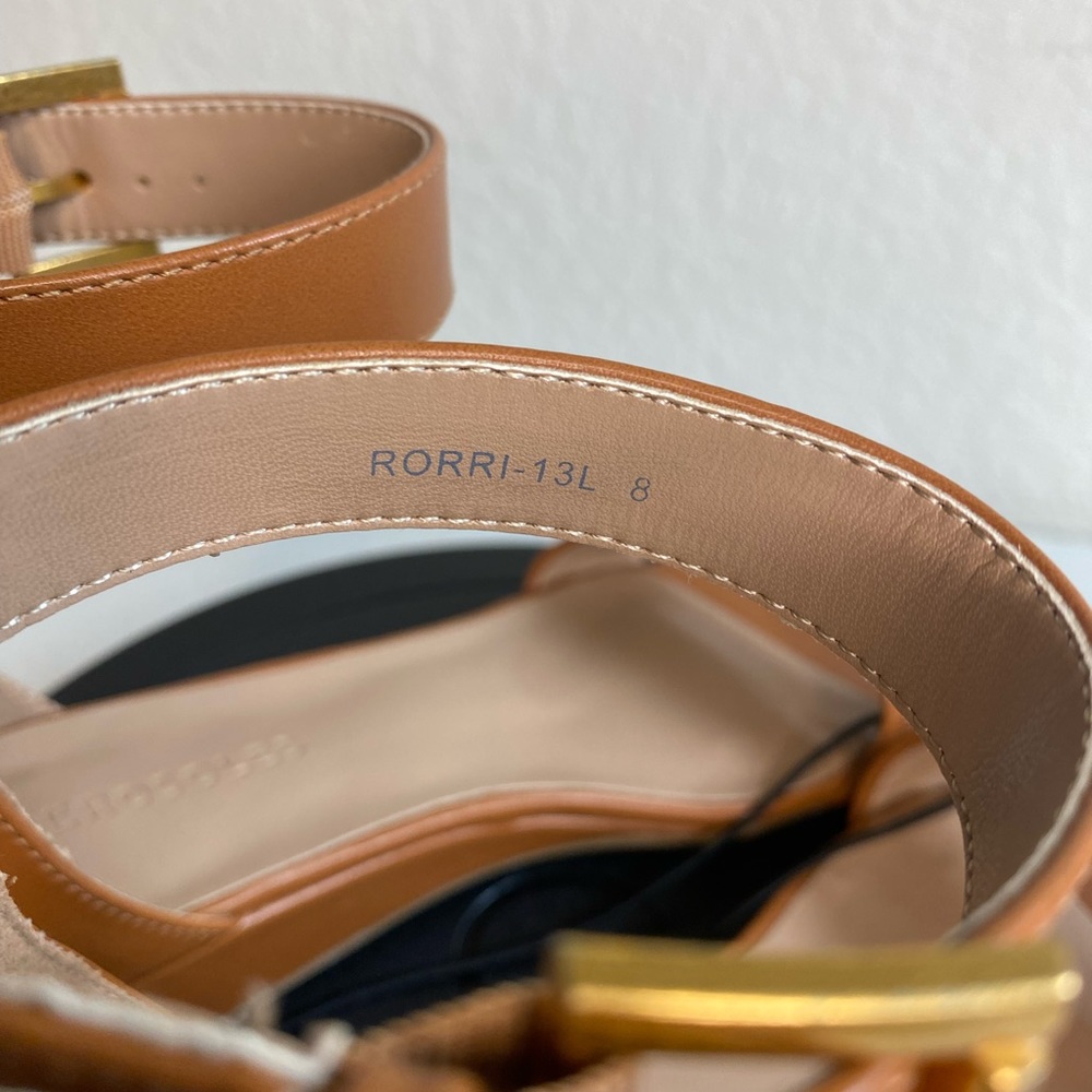 Aerosoles Willowbrook Wedge Sandal Tan - Picture 4 of 7